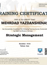                              Strategic Management                         